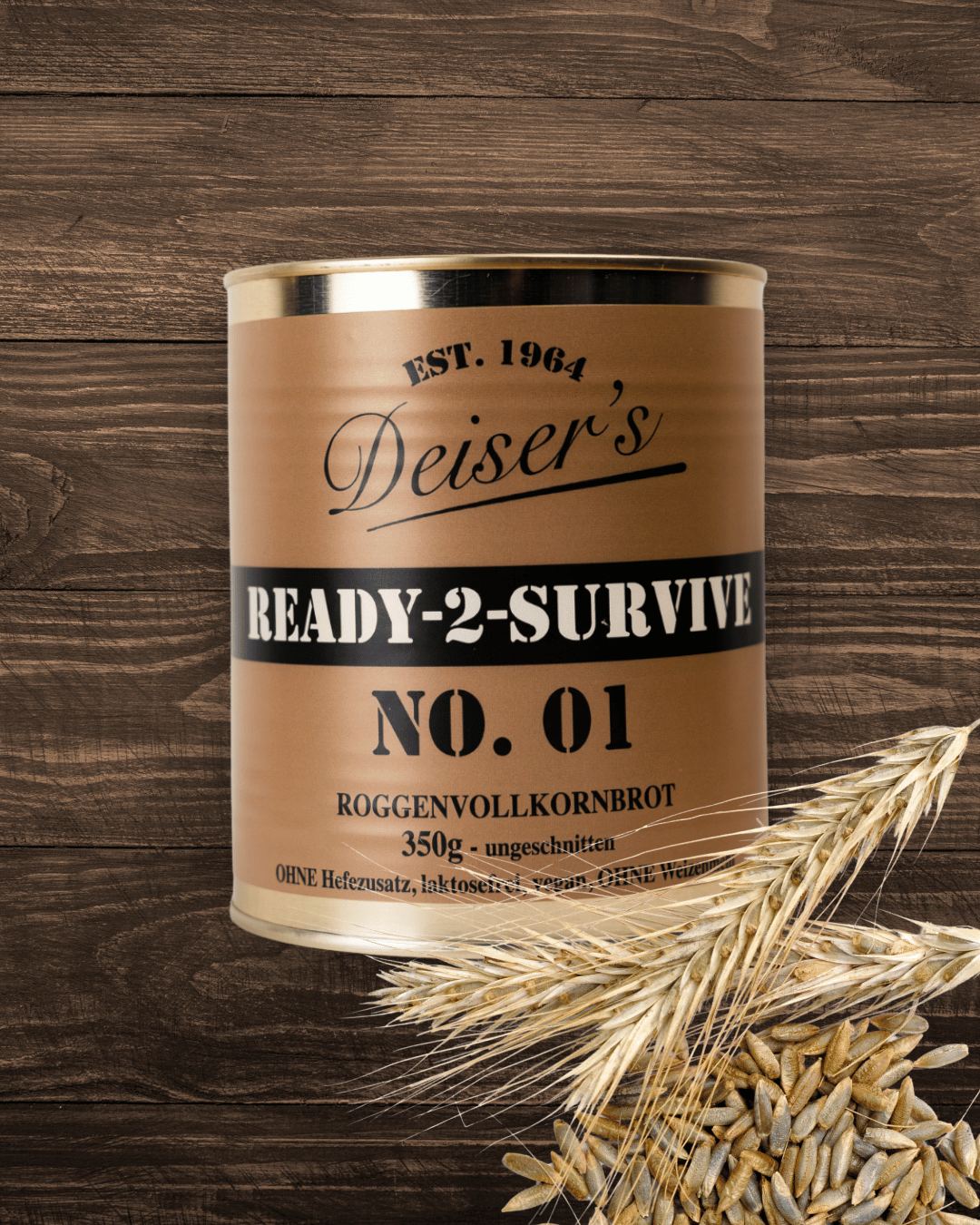Roggenvollkornbrot - Dosenbrot - DEISER