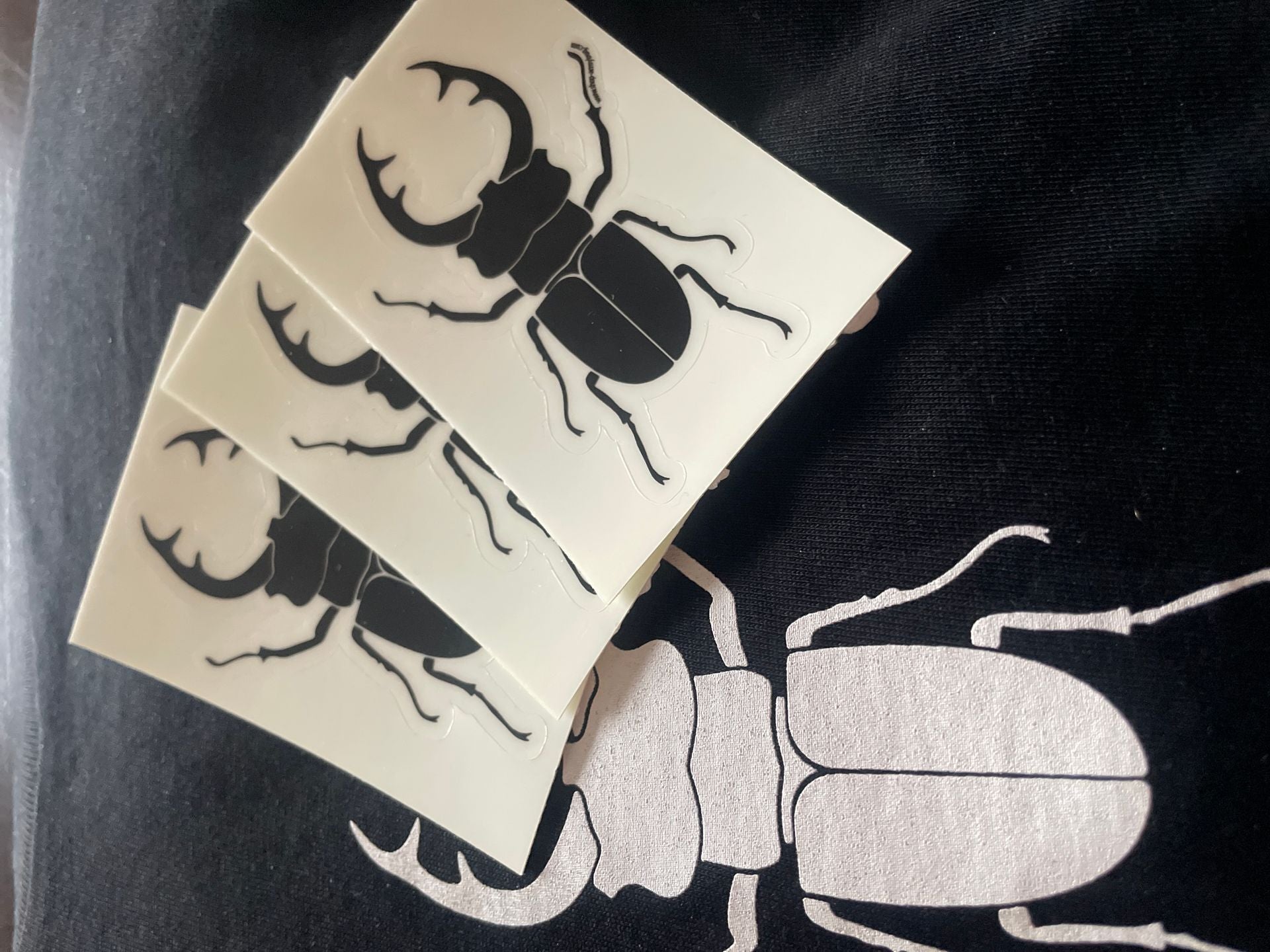 fluoreszierender Bug Aufkleber im 3er Set - ArmyBug