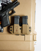 HEXAGON Doppel-Magazinholster-HEXAGON-EICHENWERK