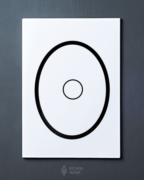 Oval Scheibe A4 (10 Stk.) - EICHENWERK