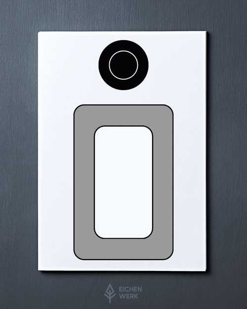 Rechteck & Dot Scheibe A3 (10 Stk.) - EICHENWERK